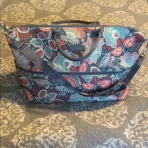Vera Bradley Lighten Up Expandable Tote Like New!